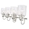 Z-Lite Kinsley 4 Light Vanity, Brushed Nickel And Clear Seeded 340-4V-BN - alternate 4